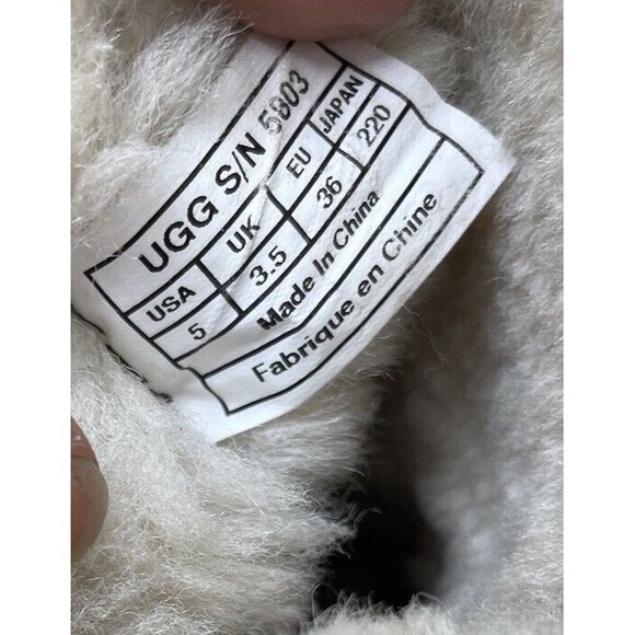 UGG Australia Mid Ankle W Bailey Button Bomber 5838 Womens US Size 5 - Picture 5 of 6